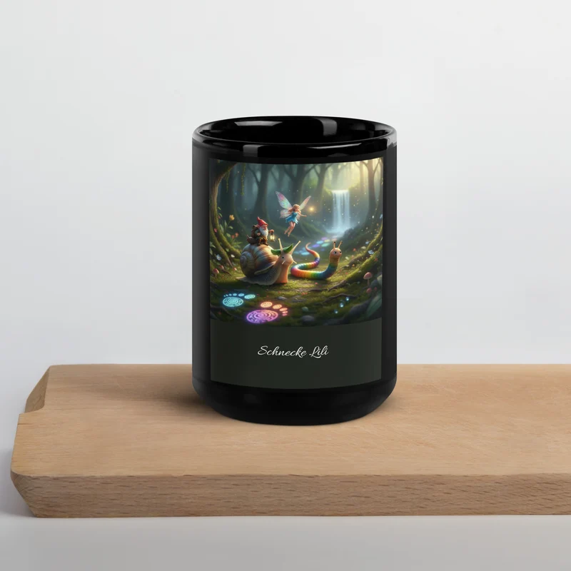 Black Glossy Mug