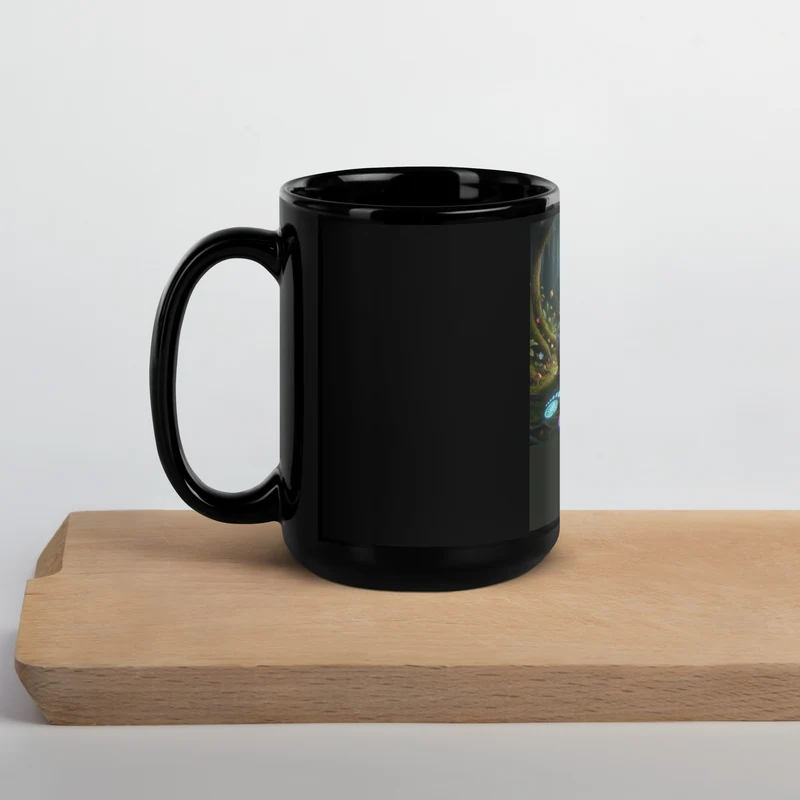 Black Glossy Mug