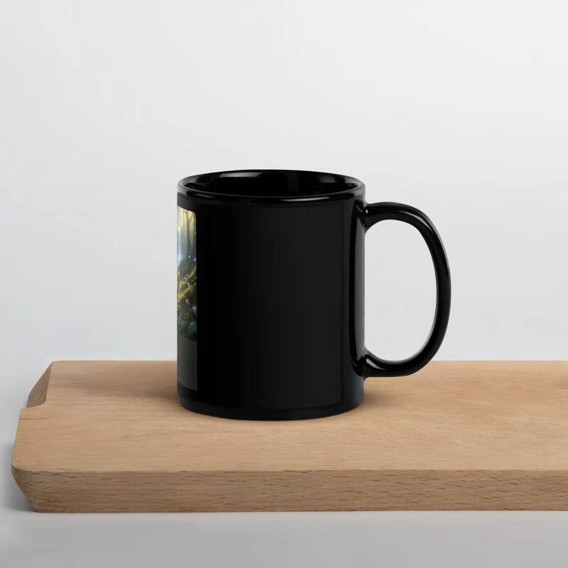 Black Glossy Mug