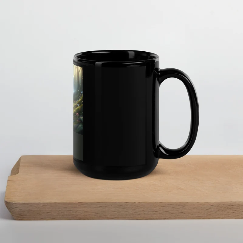 Black Glossy Mug