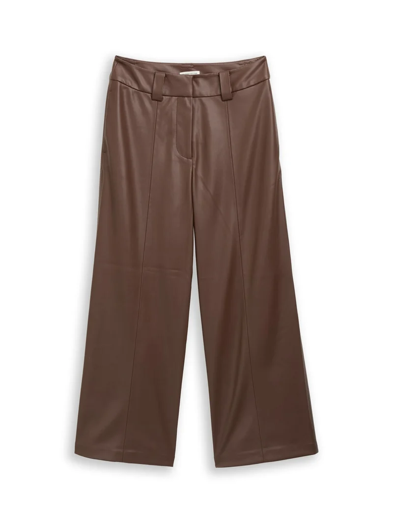 Culotte Hose in Lederoptik