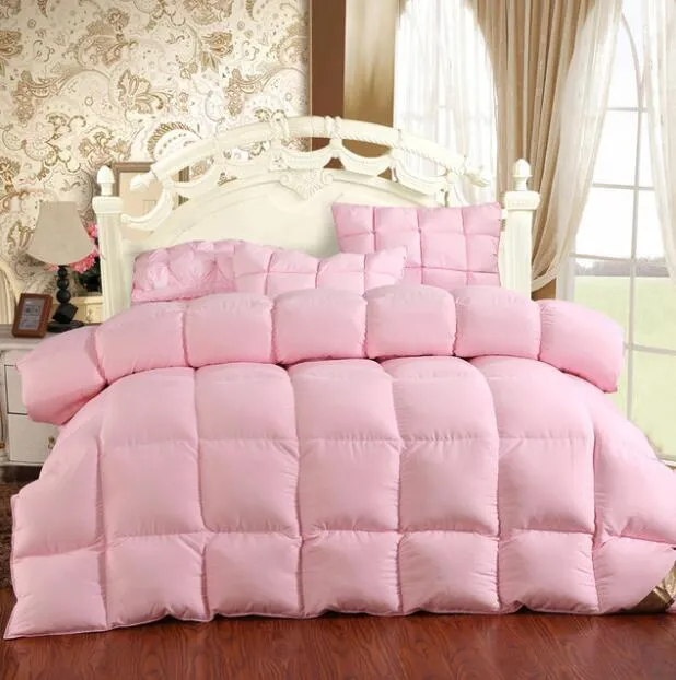100% Goose Down Comforter Duvet Winter Down Blanket Feather Bed Soft Winter Quilted Quilt Blanket 150*200 Cotton Cover Comforter