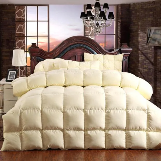 100% Goose Down Comforter Duvet Winter Down Blanket Feather Bed Soft Winter Quilted Quilt Blanket 150*200 Cotton Cover Comforter