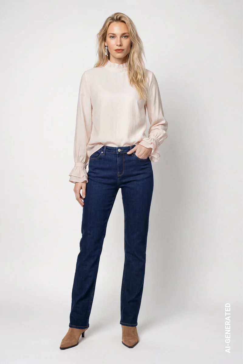 Straight-leg-Jeans