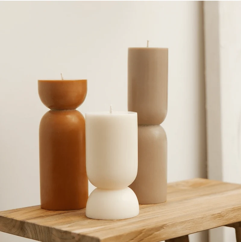 Stumpenkerze Organic S, Naturweiß, Originalhome