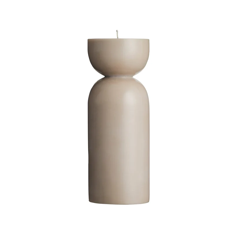 Stumpenkerze Organic M, Clay, Originalhome