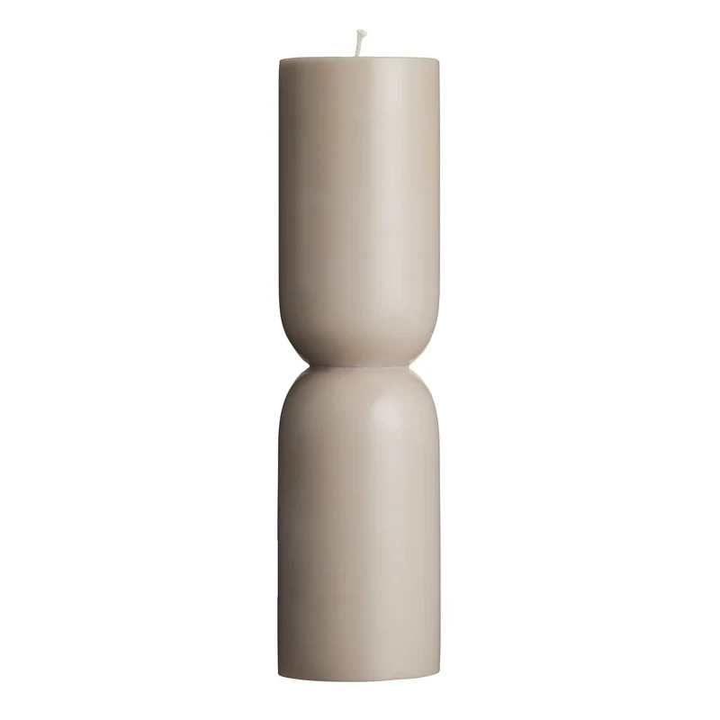 Stumpenkerze Organic L, Clay, Originalhome