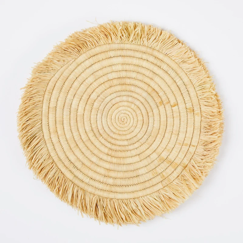 Tischset Zuri aus Raffia, Natur