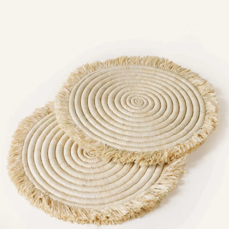 Tischset Zuri aus Raffia, Natur
