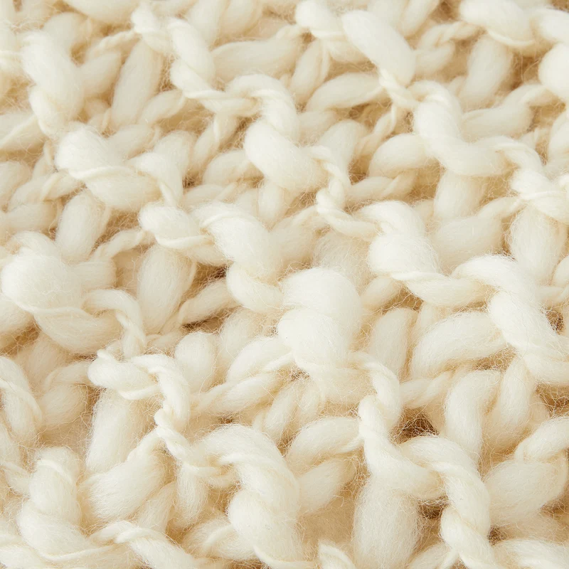 Handgewebte Merino Wolldecke Animaná