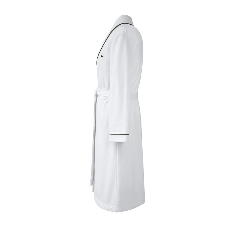 Bademantel Lacoste L Pique Blanc