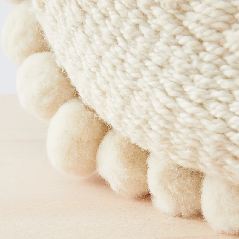 Salta Pom Pom Kissen Rund, Large