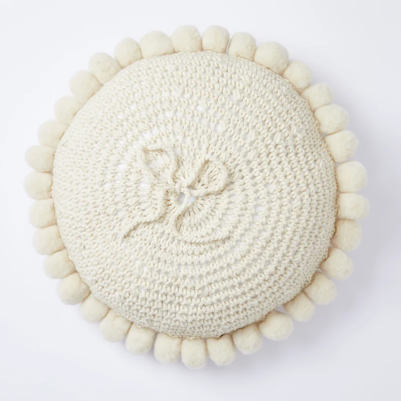 Salta Pom Pom Kissen Rund, Large