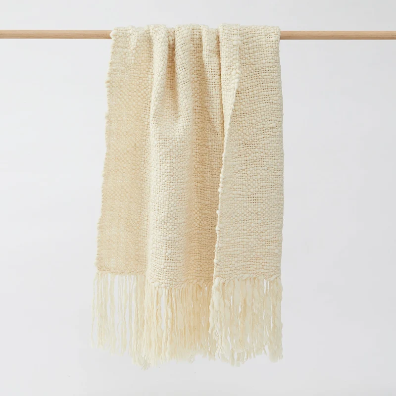Merino Wolldecke Sueño, Naturweiß