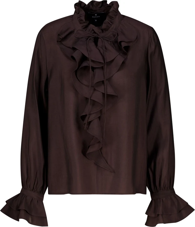 Bluse mit Volants