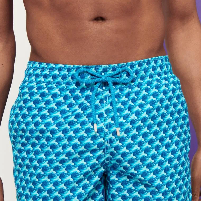 Badeshort OKOA MIKROWAVES Bleu Lazuli