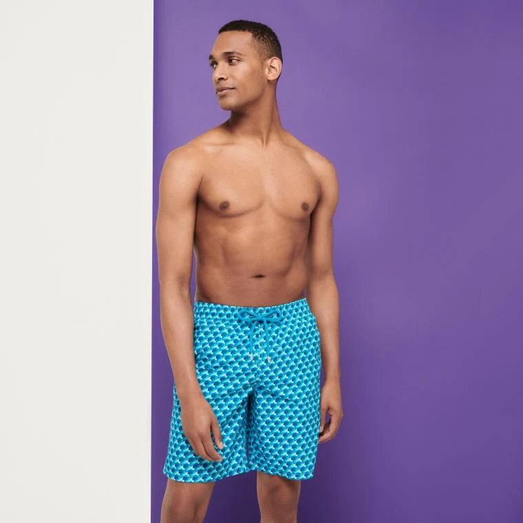 Badeshort OKOA MIKROWAVES Bleu Lazuli