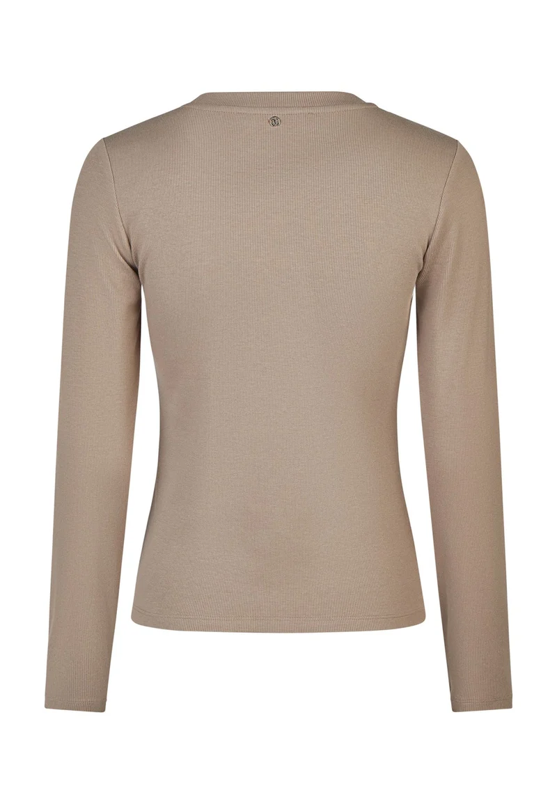 Rippshirt mit Schmuckband
