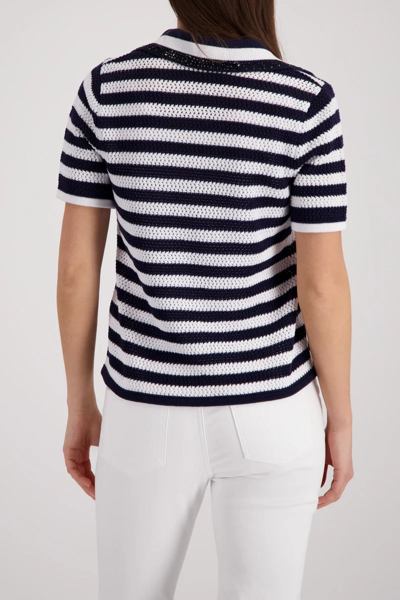 Pullover, marine ringel
