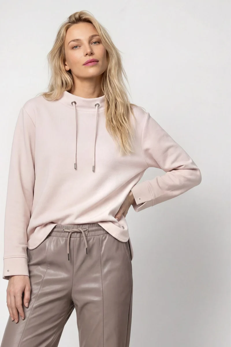 Sweatshirt mit Stehkragen