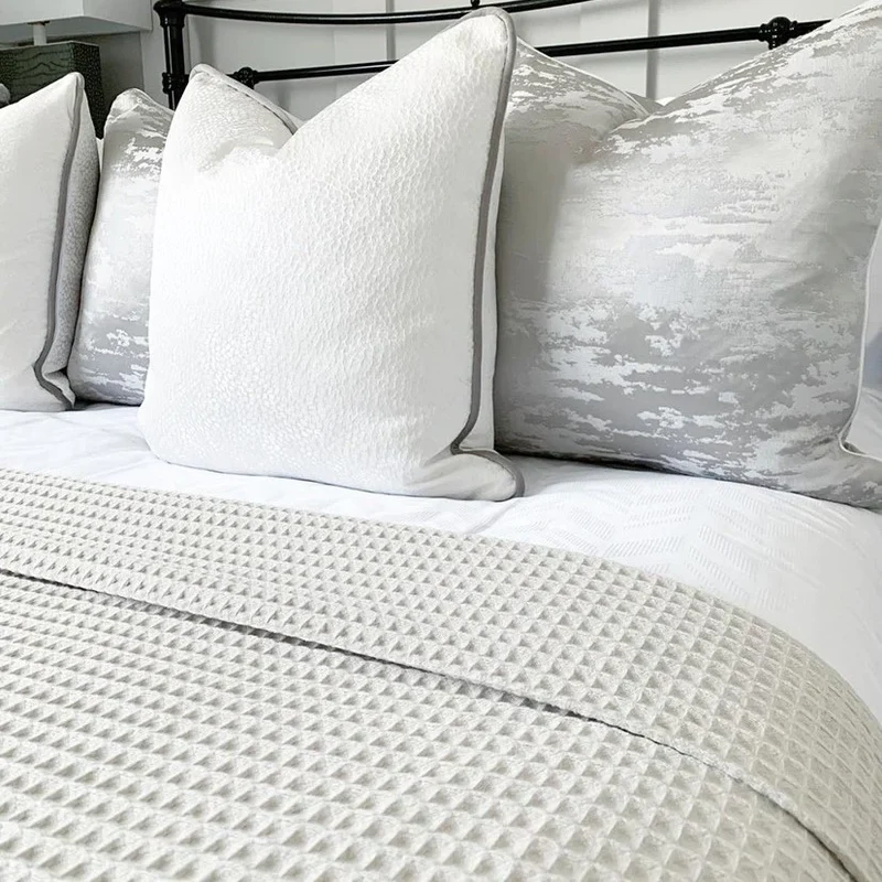 Zeo Living Tagesdecke Waffelmuster 175x225cm