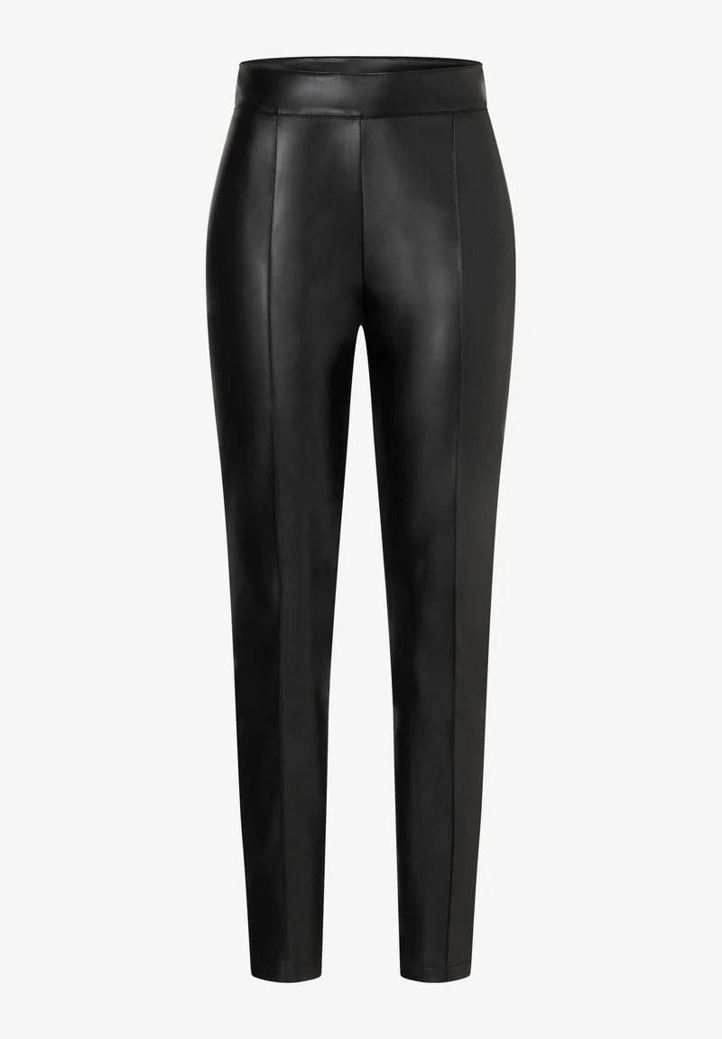 Fake Leather Leggings, black
