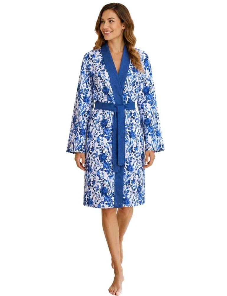 FIORA Damenbademantel - Farbe weiss - Größe XL