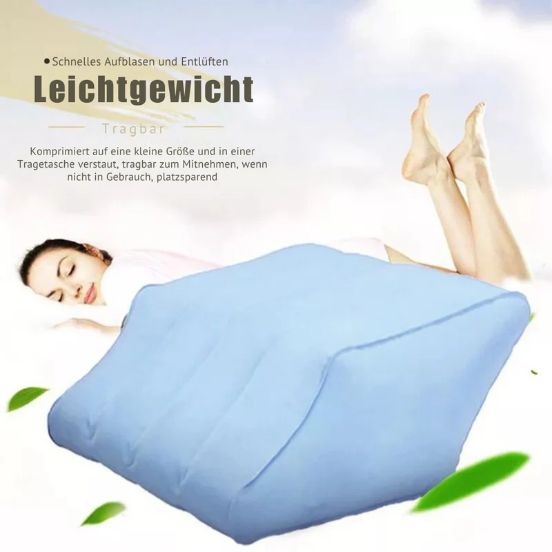 Venenkissen | Ergonomische Beinauflage mit 45° Neigung für Beine, Knöchel und Füße