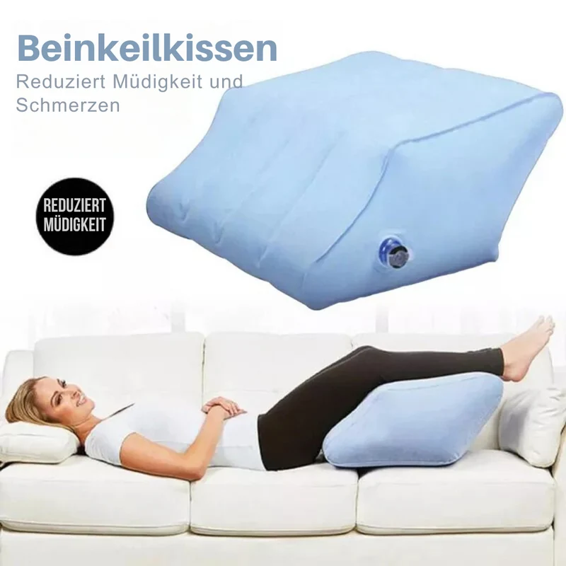 Venenkissen | Ergonomische Beinauflage mit 45° Neigung für Beine, Knöchel und Füße