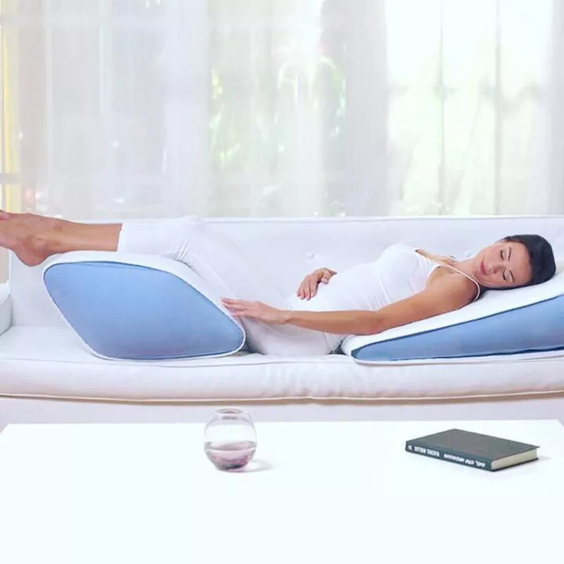 Venenkissen | Ergonomische Beinauflage mit 45° Neigung für Beine, Knöchel und Füße