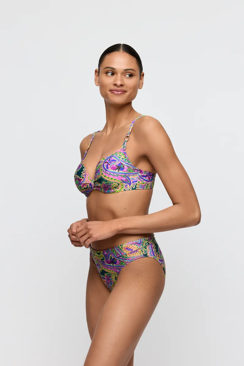 JOLISE Tropical Paisley Bikinislip mit Umschlag