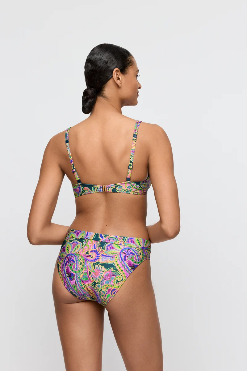 JOLISE Tropical Paisley Bikinislip mit Umschlag