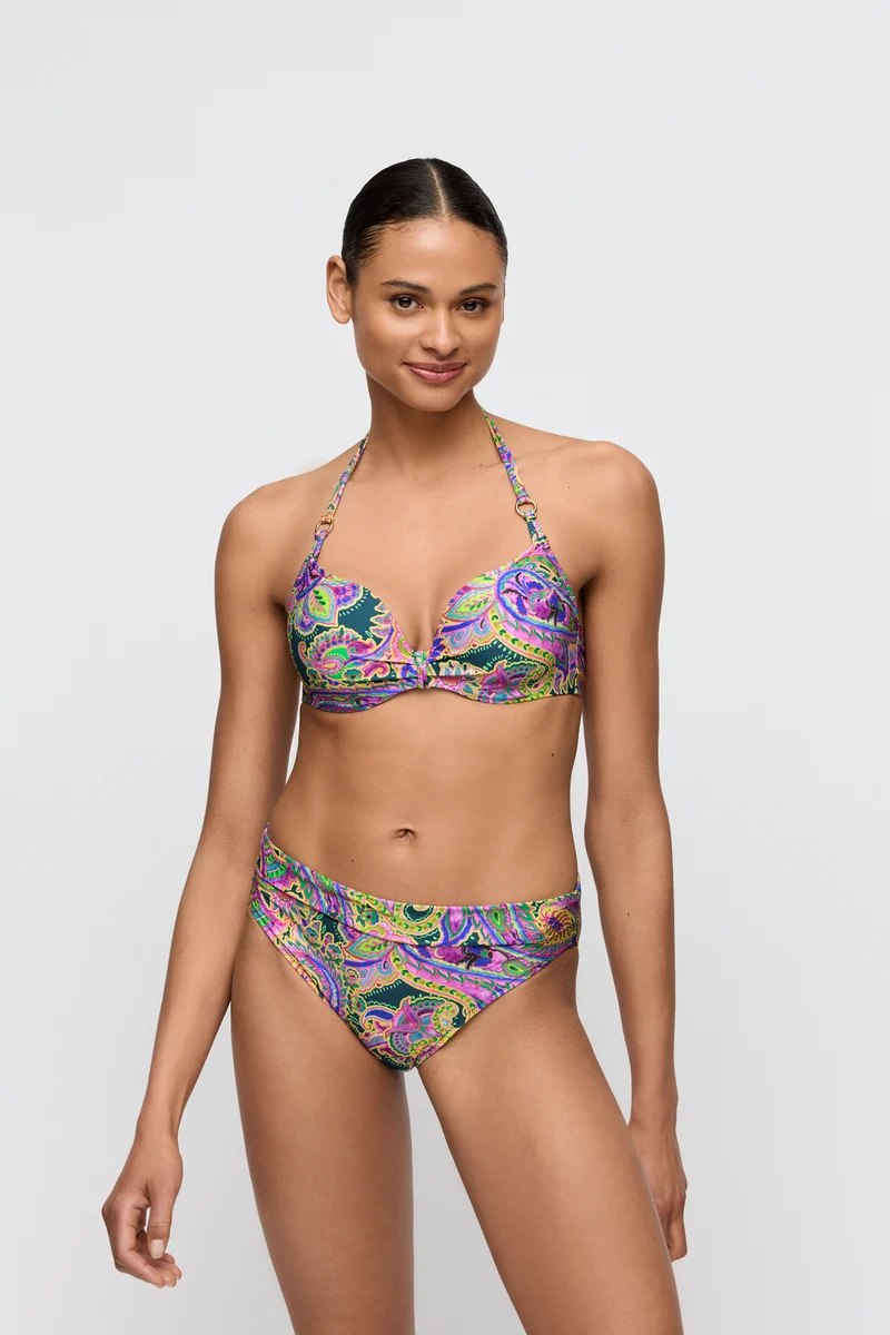 JOLISE Tropical Paisley Bikinislip mit Umschlag