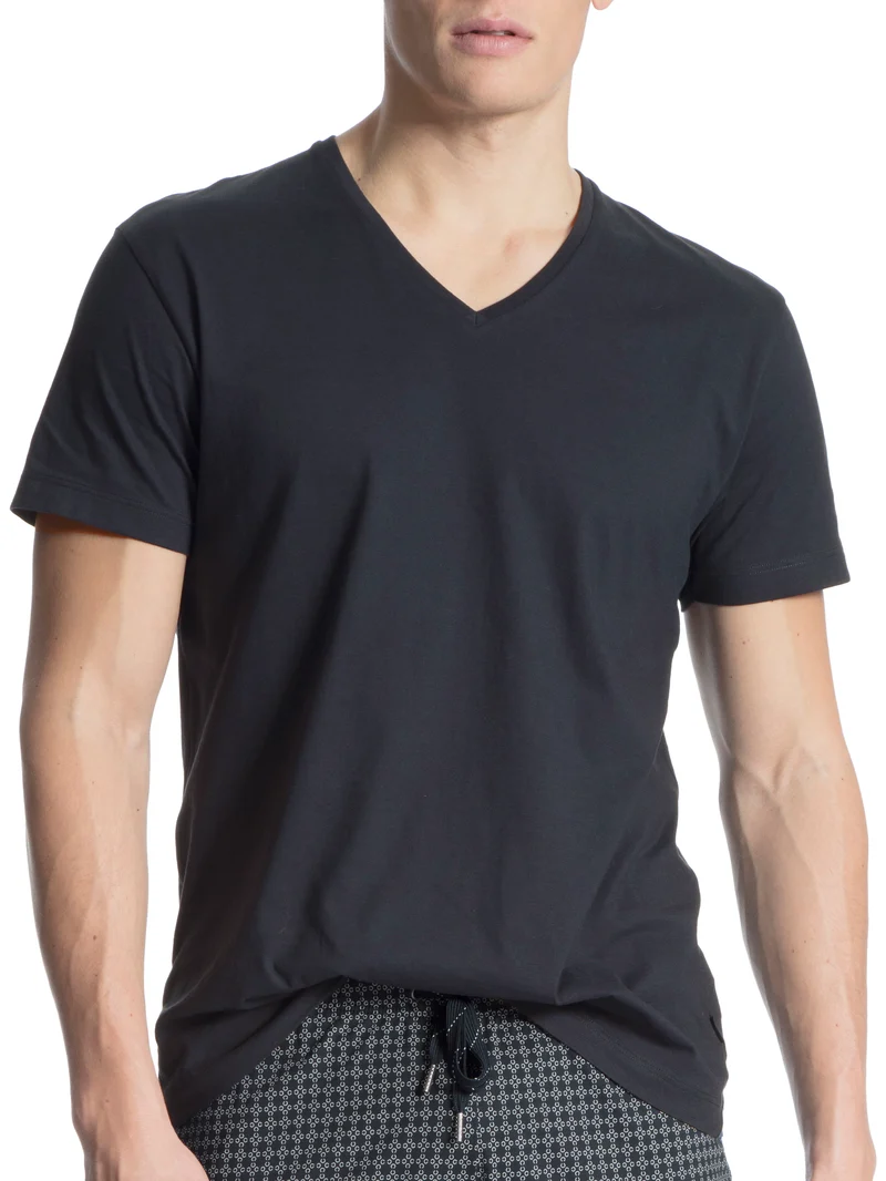 Kurzarm-Shirt, V-Neck