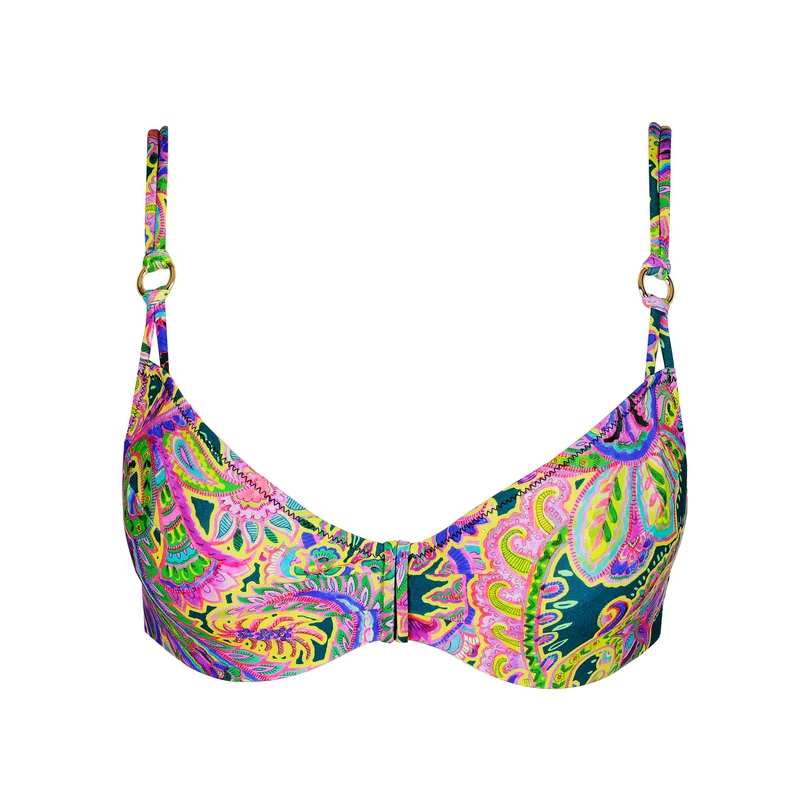 JOLISE Tropical Paisley Vollschalen Bikini-Top