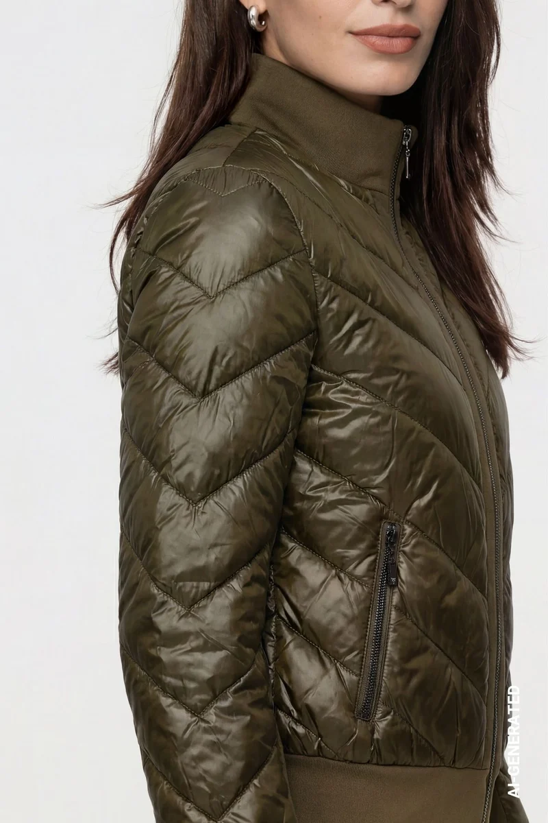 Jacke mit Neopren