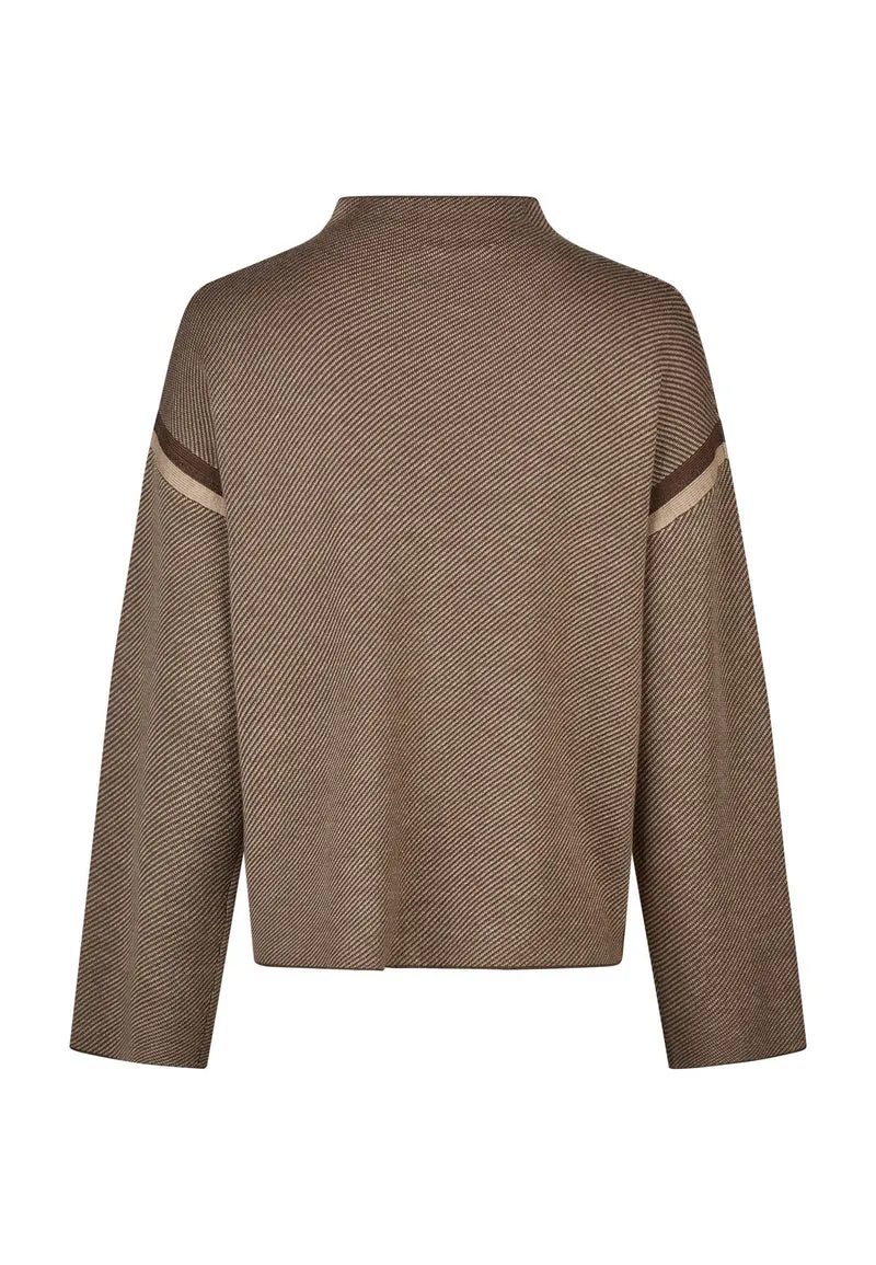 Pullover mit Seitenstreifen