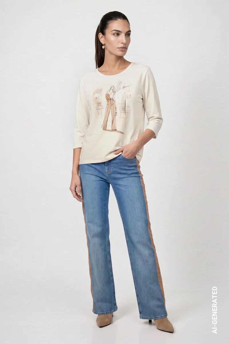 Shirt mit Print