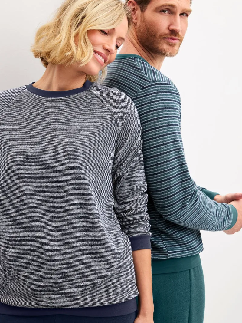 DAMEN Pyjama mit Bündchen