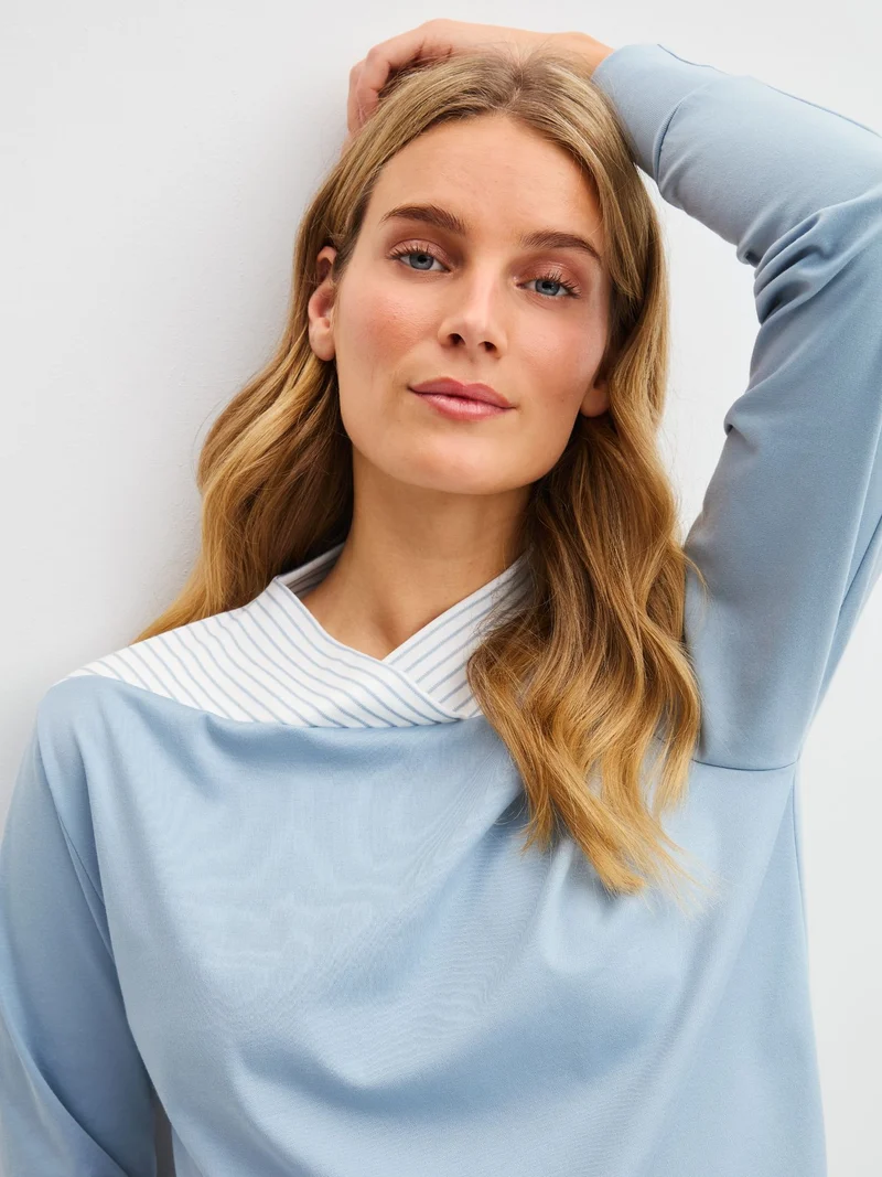 DAMEN Pyjama mit Bündchen