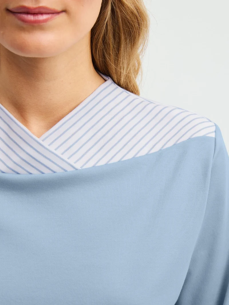 DAMEN Pyjama mit Bündchen