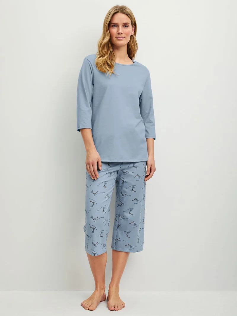 DAMEN Pyjama 3/4