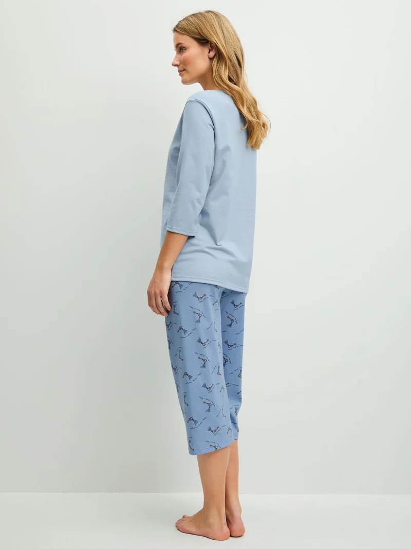 DAMEN Pyjama 3/4