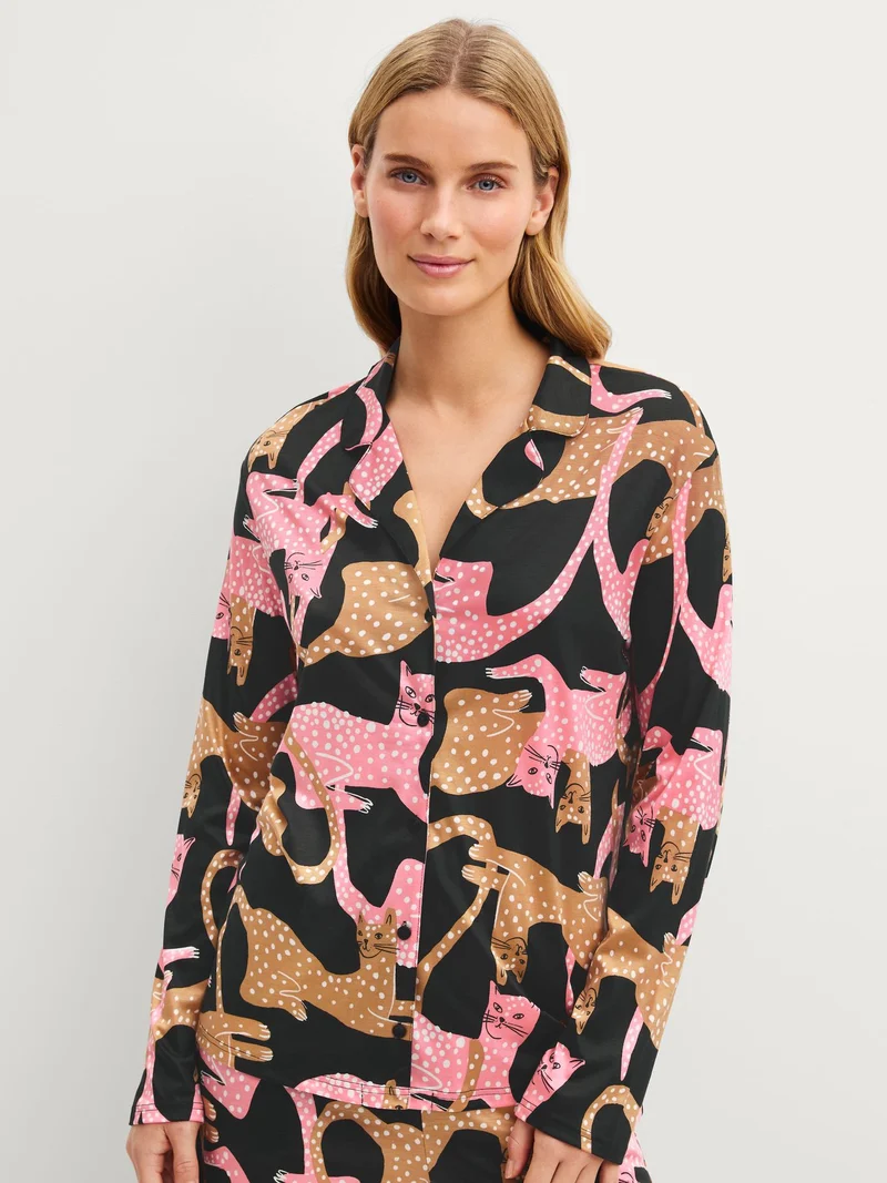 DAMEN Shirt langarm