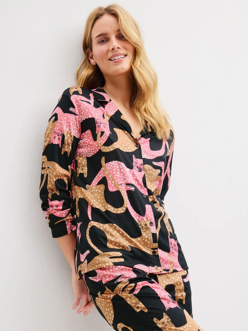 DAMEN Shirt langarm