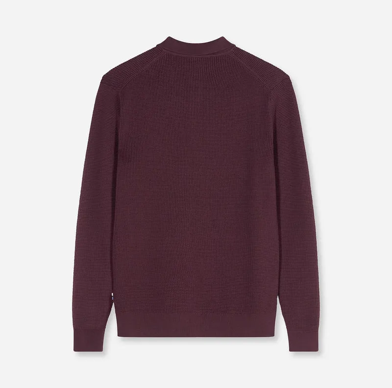 Langarm Polo Strick