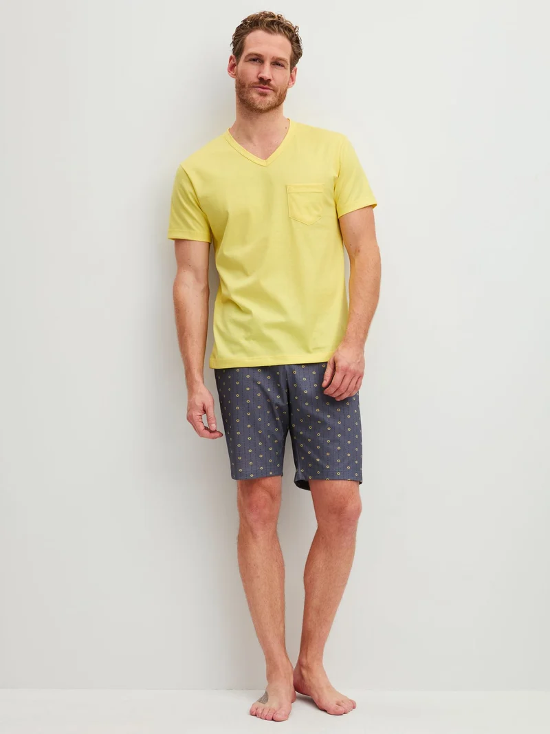 HERREN Pyjama kurz