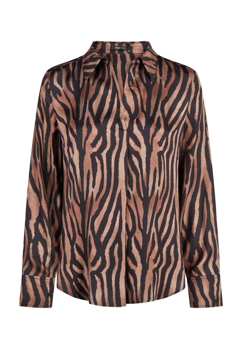 Bluse mit Tigerprint