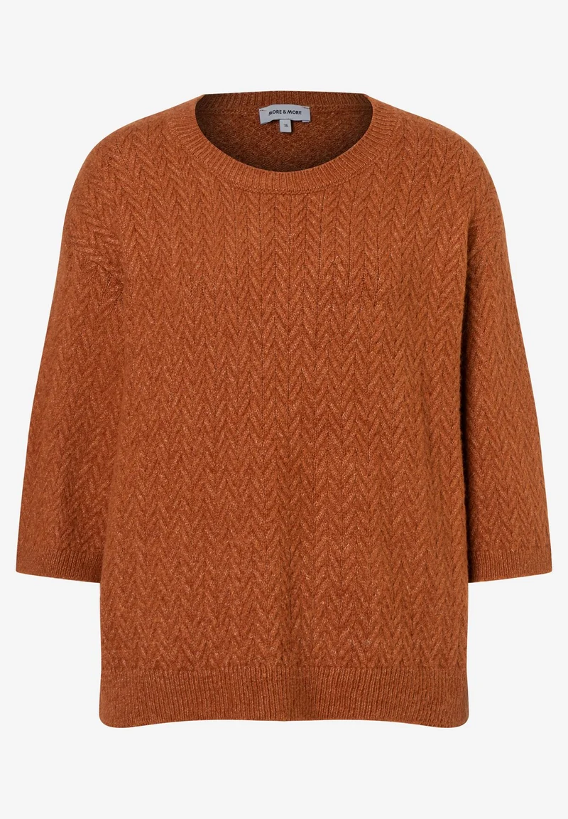 Pullover with Structure, cinnamon