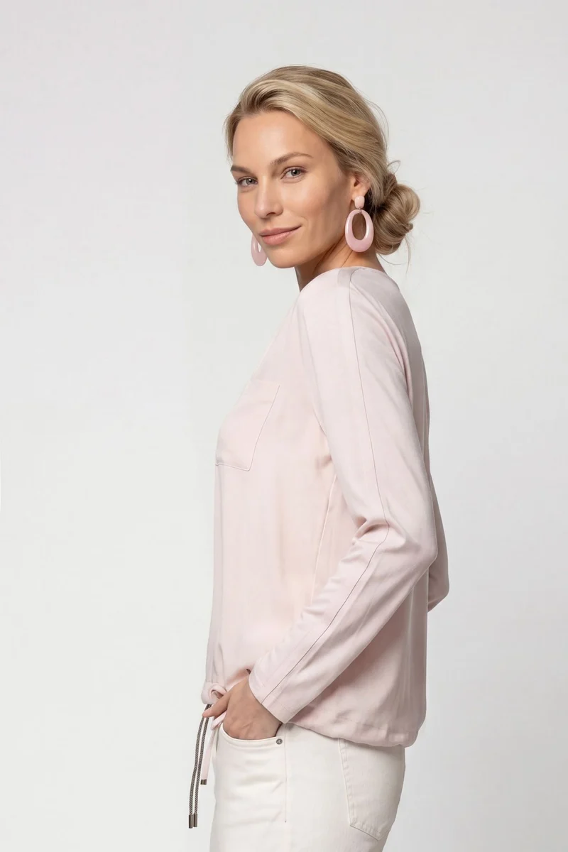 Bluse, rosewater